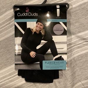 NWT Cuddl Duds fleece leggings